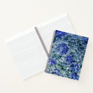 Carnet Art numérique d'aquarelle bleue arrière - plan abs
