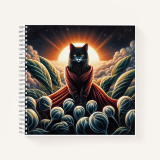 Carnet Art numérique fantastique : Ciel de nuit entouré