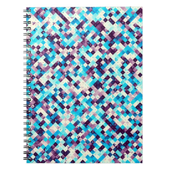 Carnet Art numérique motif abstrait. géométrique i Abstra (Devant)