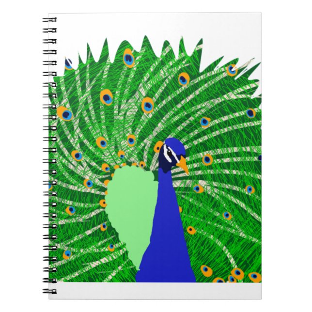 Carnet Art original de Peacock par Sophie age Ten (Devant)