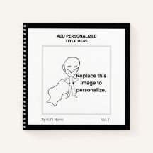 Art Personnalisé Moderne avec Monogramme pour Enfa