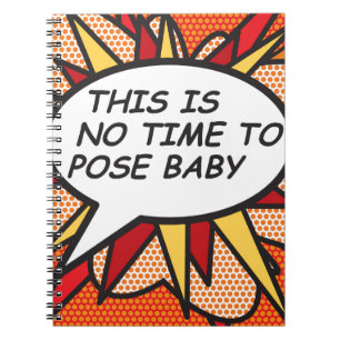 Carnet Art Pop de Bande Dessinée Rétro Amusante