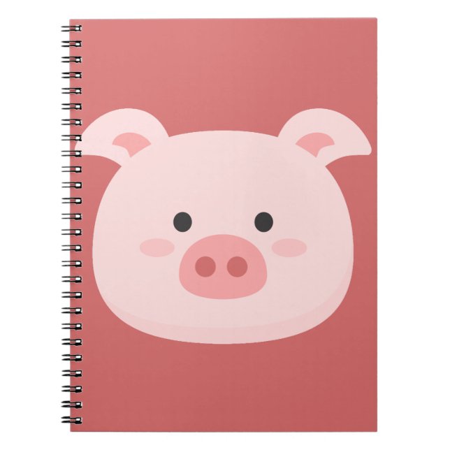 Carnet Art pour l'anniversaire des enfants cochons (Devant)