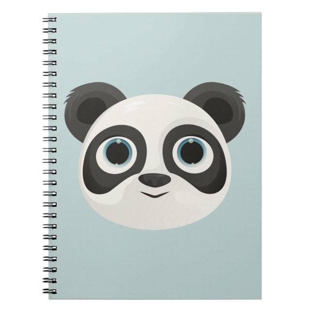 Carnet Art pour l'anniversaire des enfants Panda (Devant)