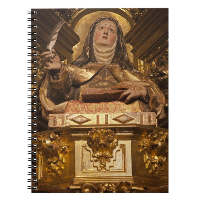 Carnet art religieux représentant Santa Teresa (Devant)