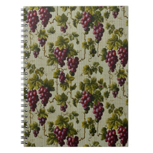 Carnet Art rustique de vigne de pays français de vignoble