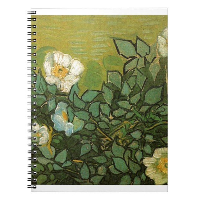 Carnet Art sauvage de cru de vignes de fleurs de fleurs (Devant)