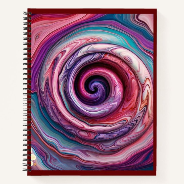 Carnet "Art Spiral Radiant Moderne" (Devant)