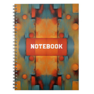 Carnet Art Textural Abstrait : couleurs de l'art conceptu