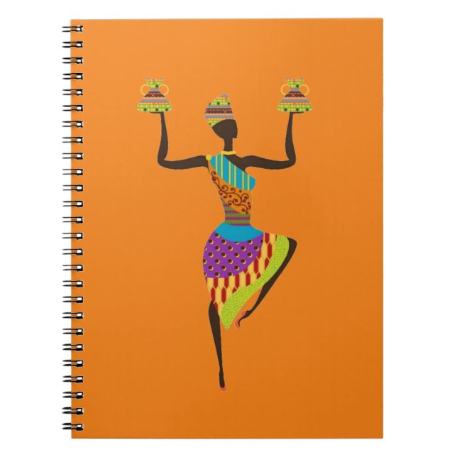 Carnet Art tribal des femmes africaines (Devant)