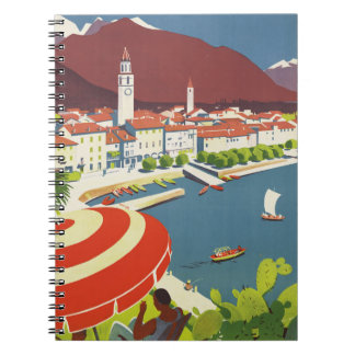 Carnet Art vintage de voyage en Suisse