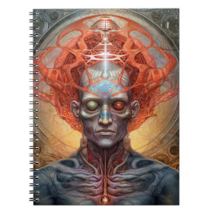 Carnet Art Visionnaire Surreal Man