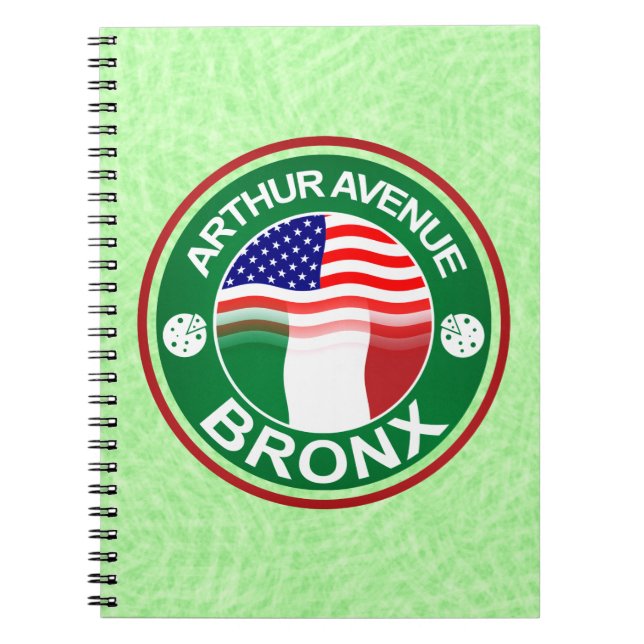 Carnet Arthur Ave Bronx Italian American Notepad (Devant)