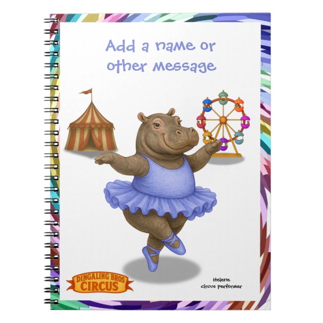 Carnet Artiste de cirque Helene (Devant)