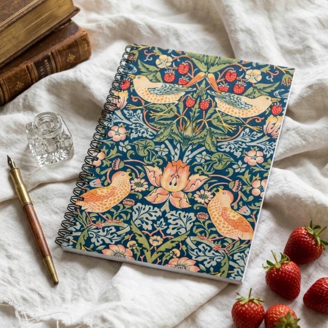 Carnet artistique William Morris voleur de fraises (Créateur téléchargé)