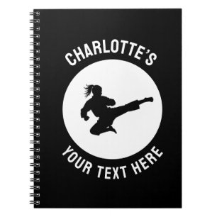 Carnet Arts martiaux personnalisés karaté Taekwondo Comba