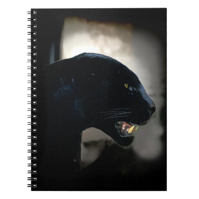 Carnet Artwork Amoureux des animaux Black Panther (Devant)