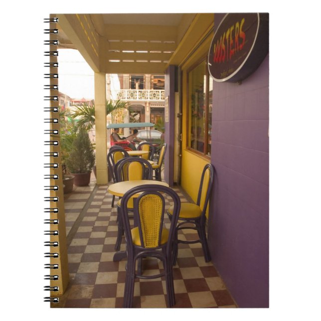 Carnet Asie, Cambodge, Siem Reap, café. (Devant)