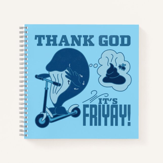 Carnet ASL Friday Design - Thank God It’s Friyay!  (Devant)