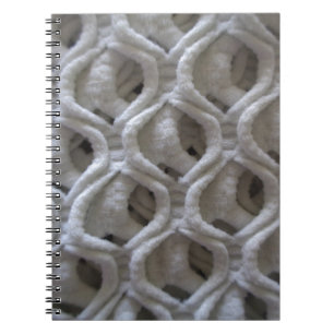 Carnet Aspect Crochet de couleur non blanche
