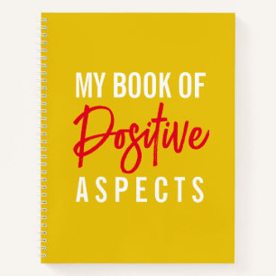 Carnet Aspects positifs Jaune Script Droit de l'attractio
