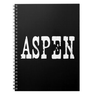 Carnet Aspen noir