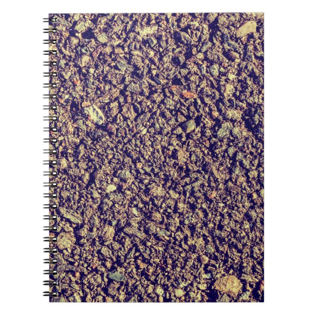 Carnet Asphalte textureabstrait, asphalte, décoration de  (Devant)
