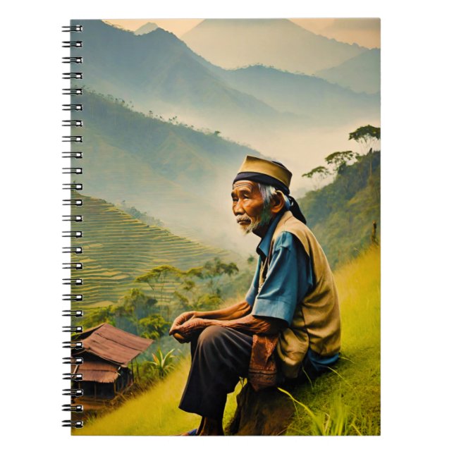 Carnet Assis dans la sérénité (Devant)