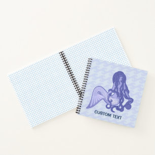 Carnet Assis Mermaid bleu