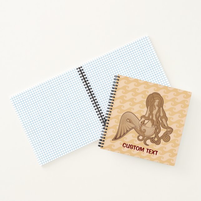Carnet Assis Sirène Beige (Intérieur)