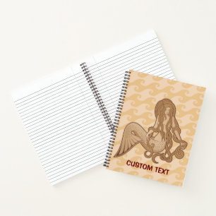 Carnet Assis Sirène Beige