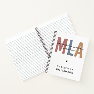 Carnet Assistant de laboratoire Médicale MLA personnalisé