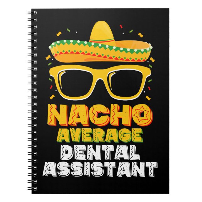 Carnet Assistant Dentaire Pas Moyen Cinco De Mayo (Devant)