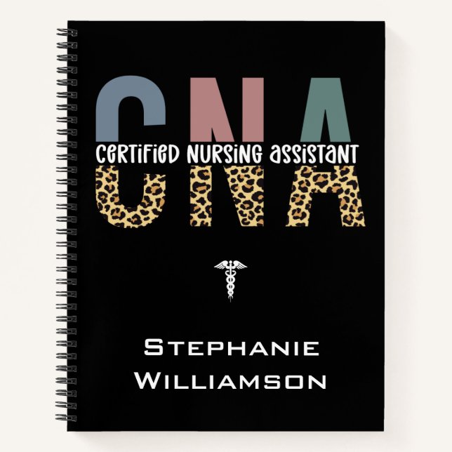 Carnet Assistant infirmier certifié CNA personnalisé (Devant)