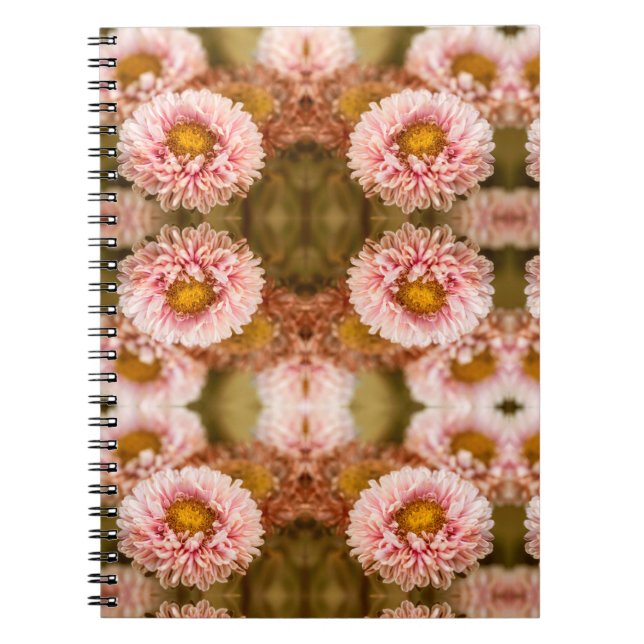 Carnet Aster blanc rouge (Devant)