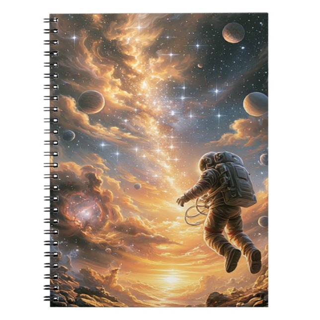 Carnet Astronaute Astronomie Voyage Spatial Planètes   (Devant)