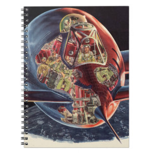 Carnet Astronaute de la science-fiction vintage Rocket