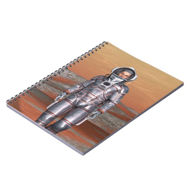 Carnet Astronaute Mars - Explorateur de l'espace sur une  (Côté gauche)