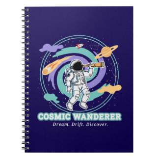 Carnet Astronaute vagabond cosmique Télescope