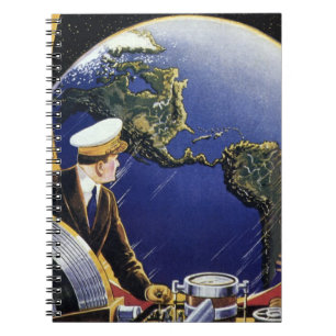Carnet Astronautes de la science-fiction vintage en orbit
