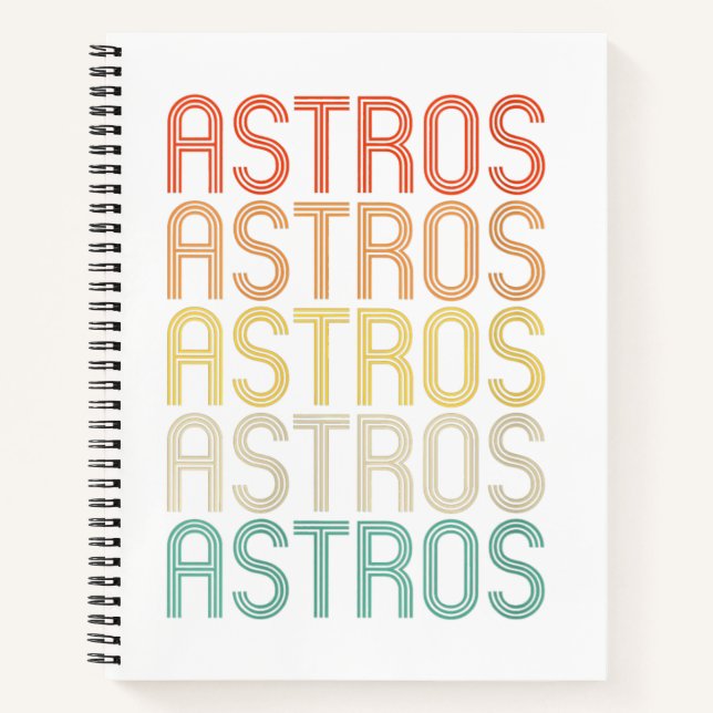 Carnet Astros féminins  (Devant)