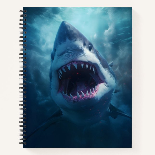 Carnet Atack de requin Awesome Océan Animal de mer (Devant)