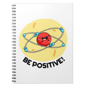 Carnet Atome de physique drôle et positif Pun