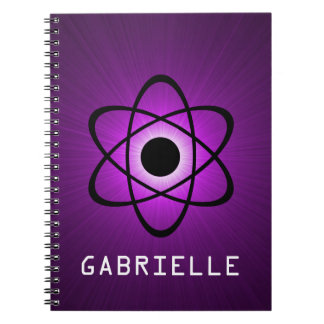 Carnet atomique Nerdy, violet