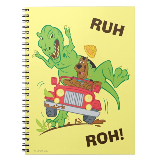 Carnet Attaque Scooby Doo T-Rex (Devant)