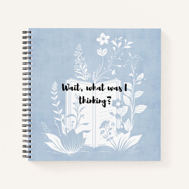 Carnet Attends, à quoi je pensais (Devant)