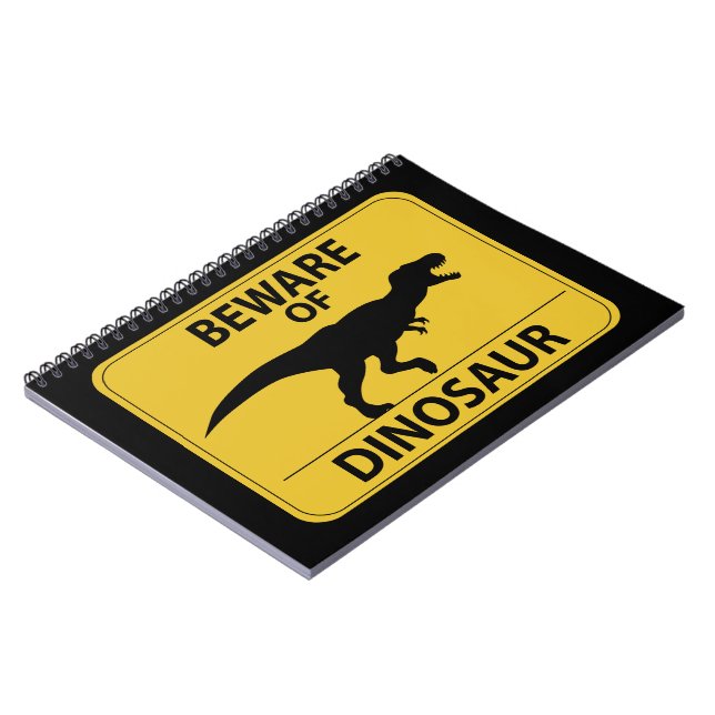 Carnet Attention aux dinosaures (Côté gauche)