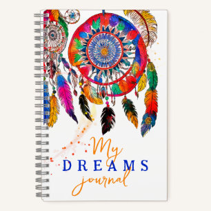 Carnet Attrape-rêves coloré Boho Peinture Anniversaire Ad