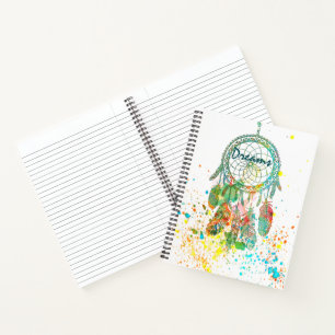 Carnet Attrape-rêves éclaboussé