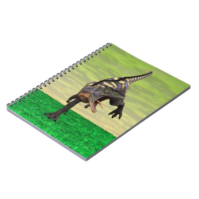 Carnet Aucasaurus dinosaure drôle - Parfait pour les amat (Côté gauche)